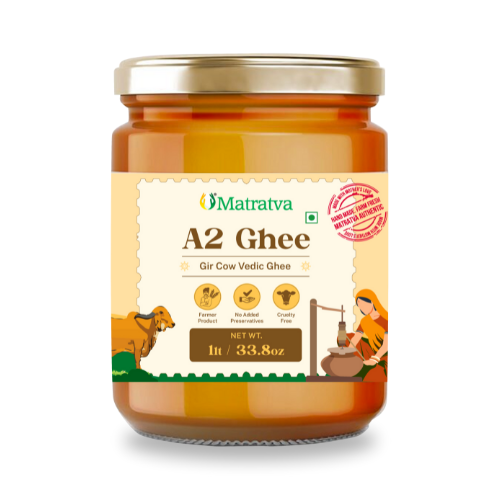 Gir Cow A2 Desi Ghee | Organic Grass Feed Desi Cow Ghee