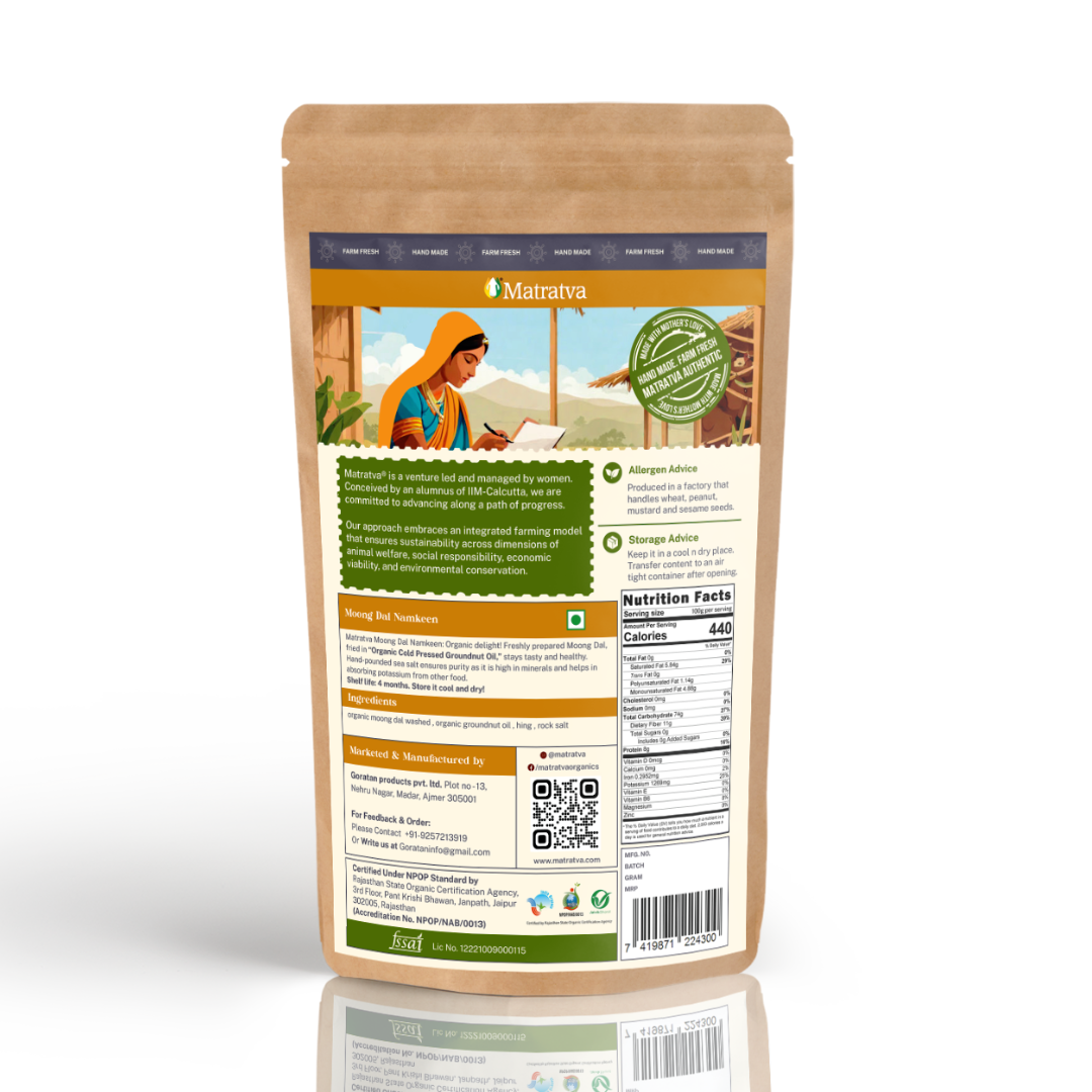 Premium Moong Dal Namkeen | Organic Namkeen