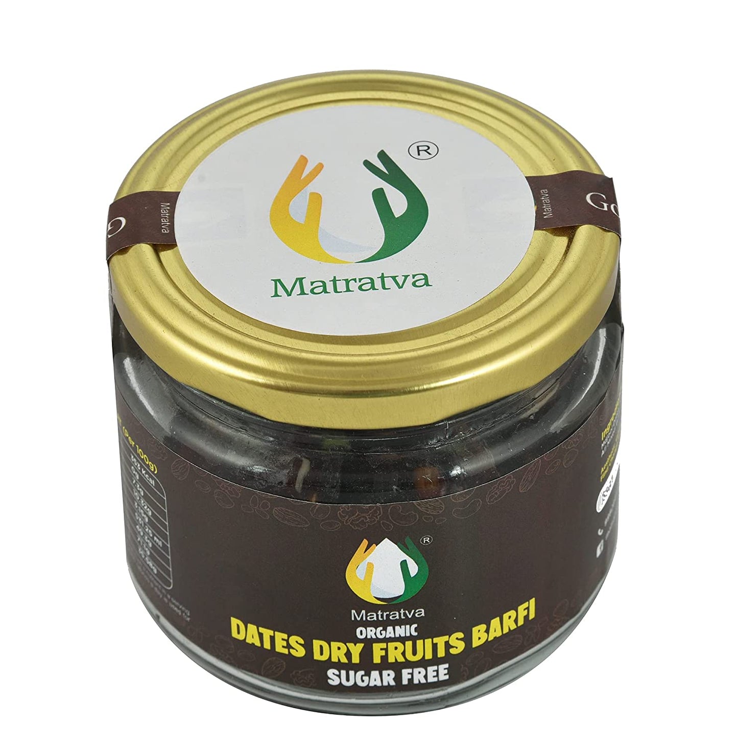 Sugar Free Khajur Barfi – Organically Grown Mjdool Dates, Almonds, Cashews and Pistachio Used | Made in Pure Desi Gir Cow A2 Ghee