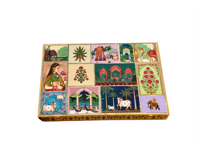 Anpurna Yellow Luxury Gift Hamper | Assorted Dry Fruits, Sweets & Healthy Snacks