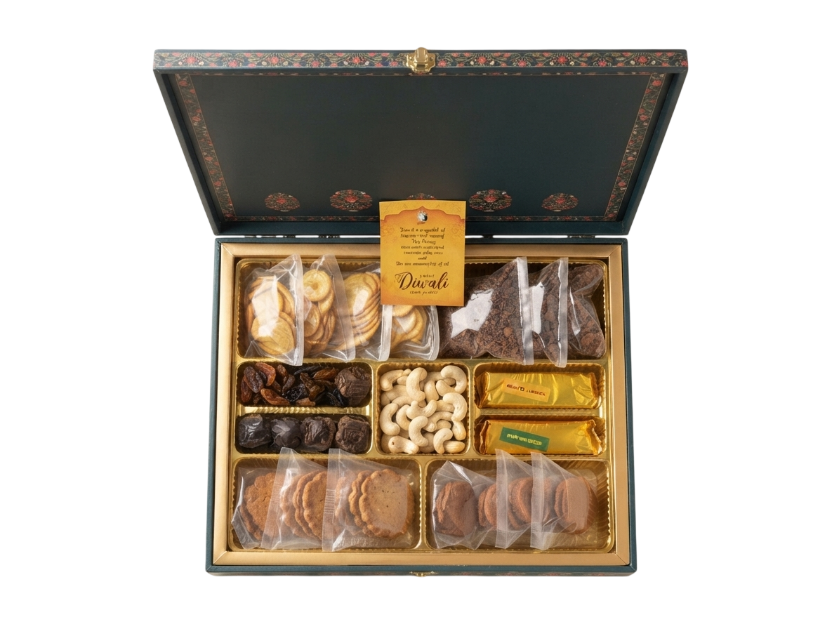 Maharaja Luxury Gift Hamper | Healthy Snacks, Millet Treats & Dry Fruits
