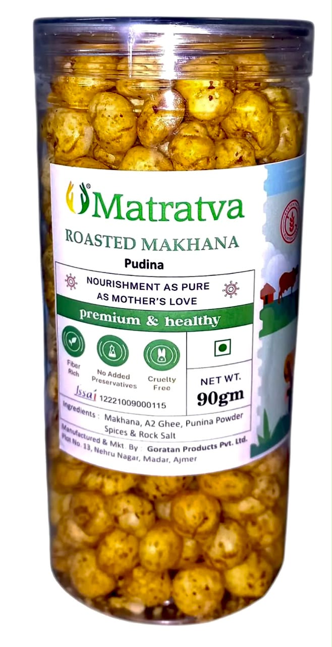 matratva roasted pudina makhana