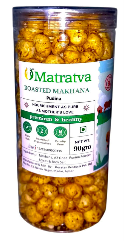 matratva roasted pudina makhana