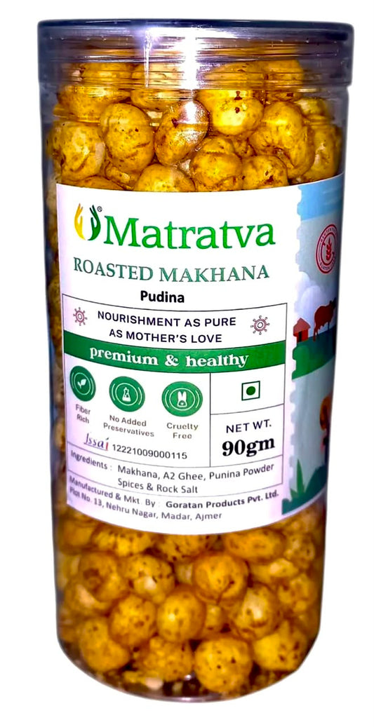 matratva roasted pudina makhana