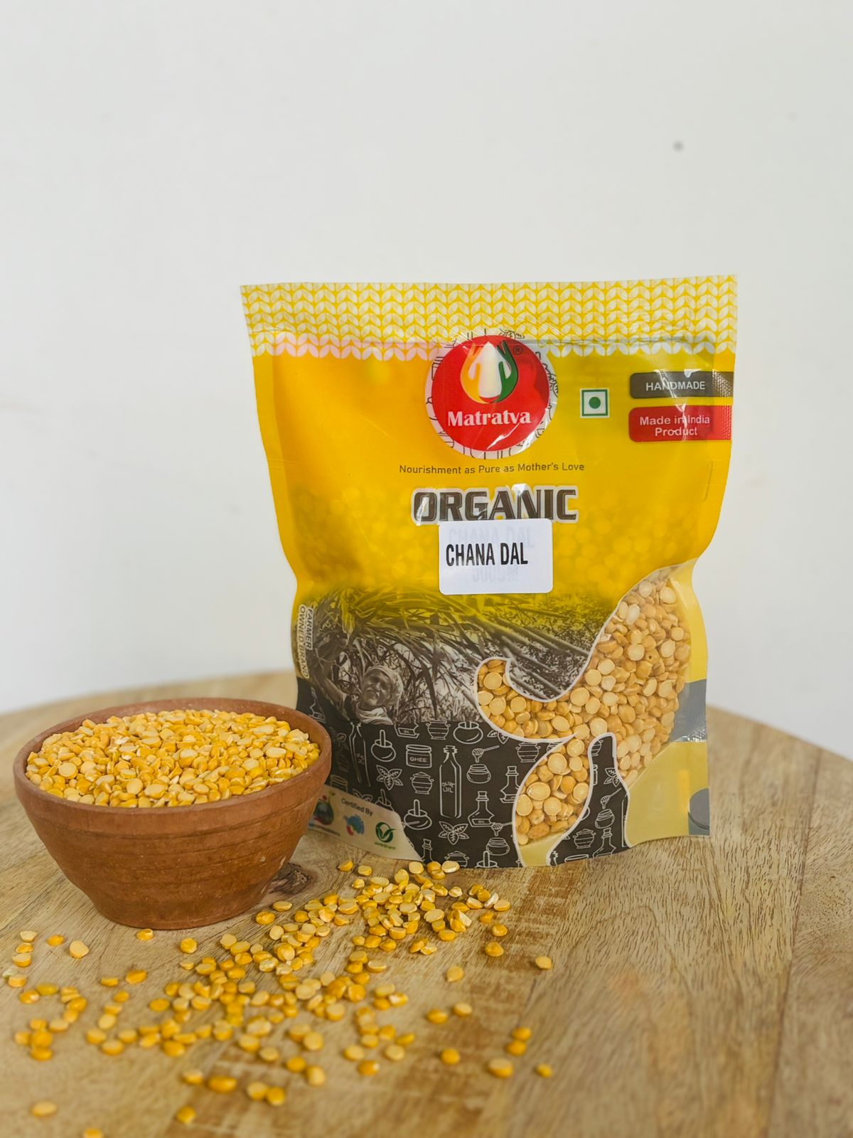 Organic Chana Dal | By Matratva