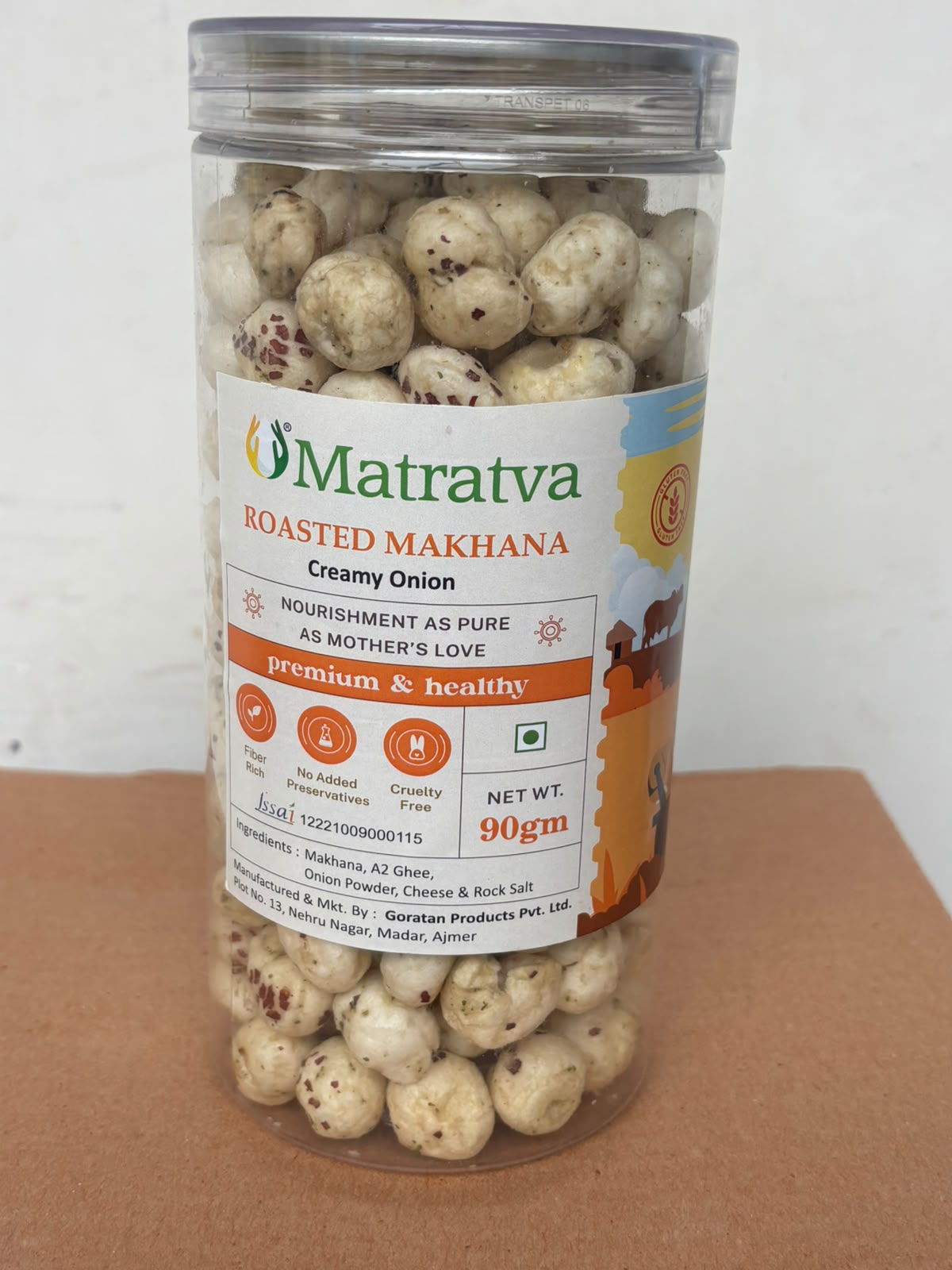 matratva creamy onion makhana