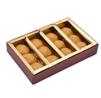 Soft Desi Ghee Organic Besan Laddoo | Indian Sweets Mithai Box