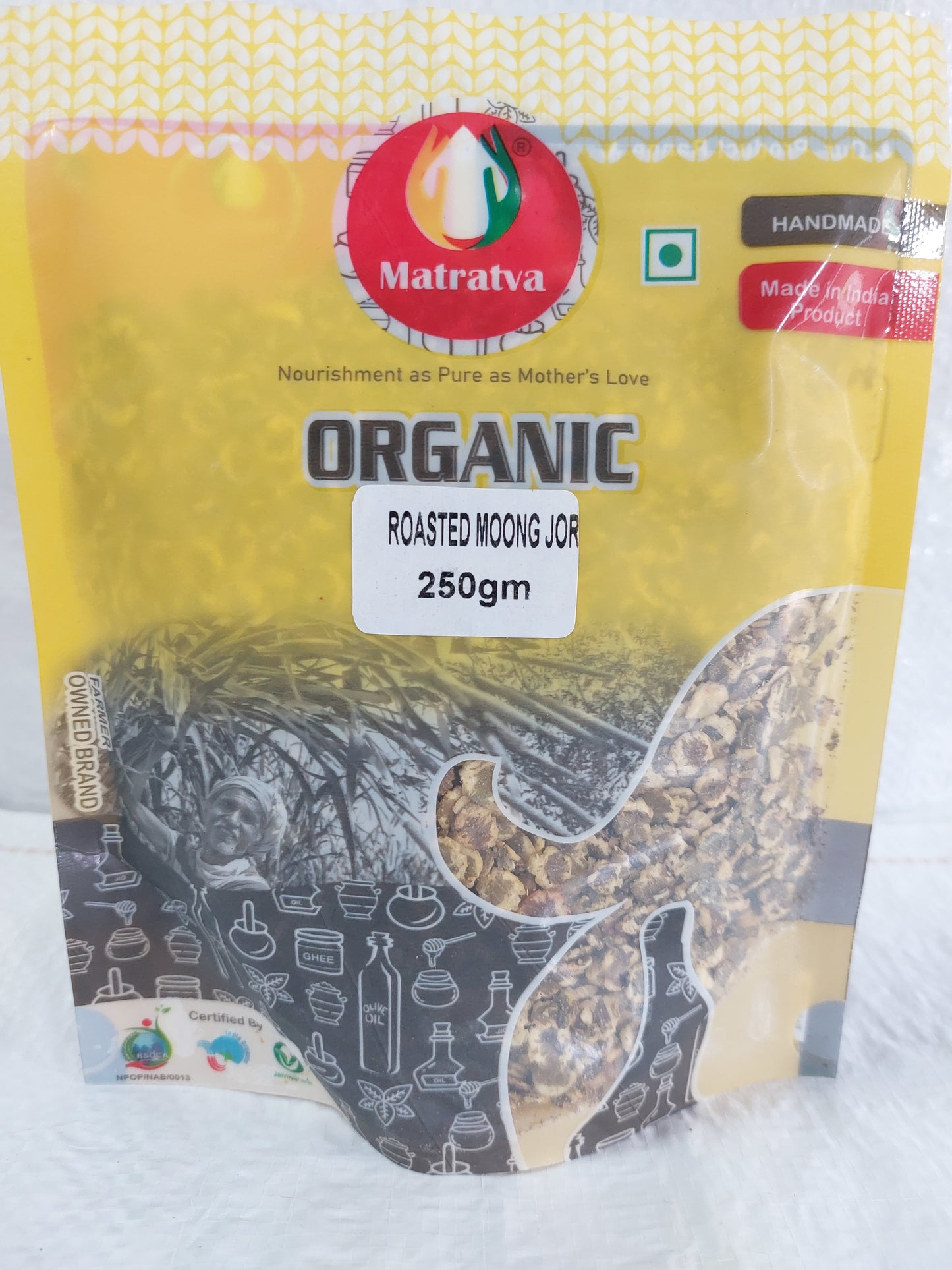 Organic Roasted Moong Jor