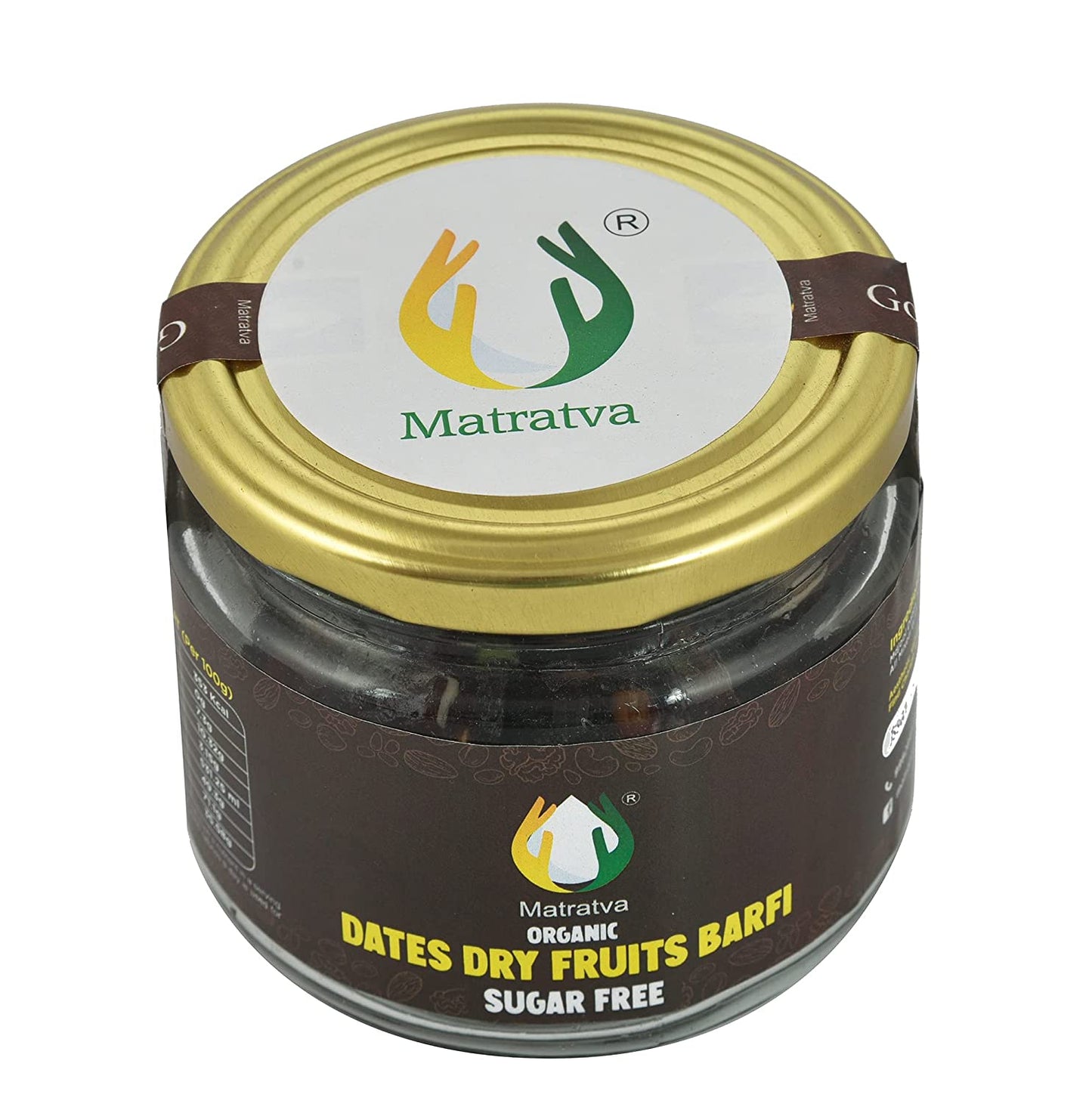 Sugar Free Khajur Barfi –  Organically Grown Majdool Dates, Almonds, Cashews and Pistachio Used | Made in Pure Desi Gir Cow A2 Ghee