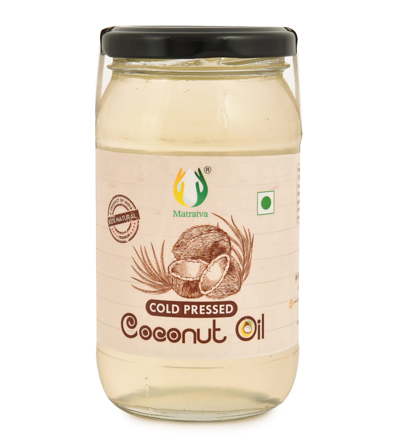 Cold Pressed | Coconut Oil | By Matratva